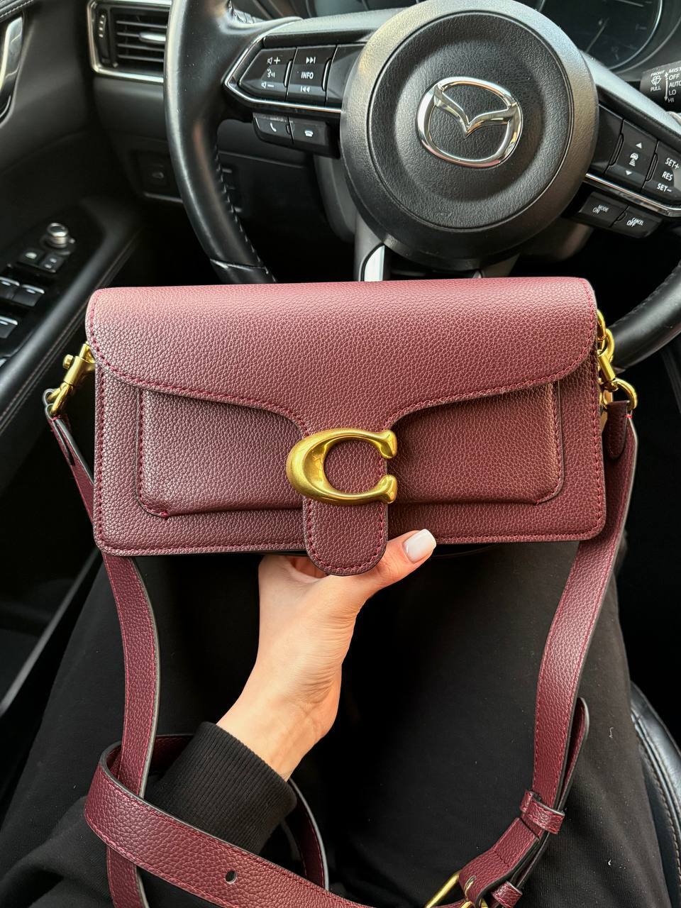 Coach Tabby Shoulder Bag 26 Burgundy - 4