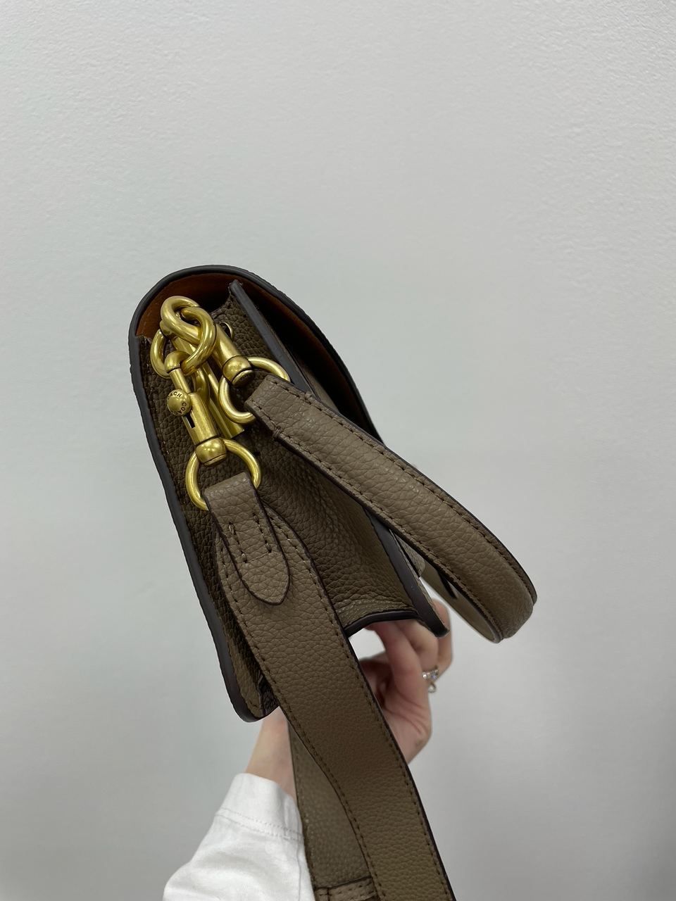 Coach Tabby Shoulder Bag 26 Dark Stone - 10