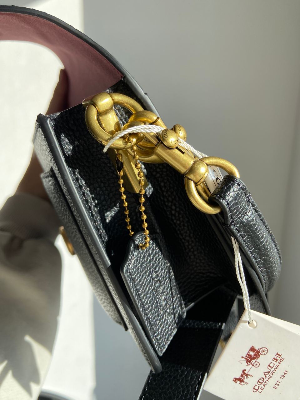 Coach Tabby Shoulder Bag 26 With Signature Canvas CH3 - 12