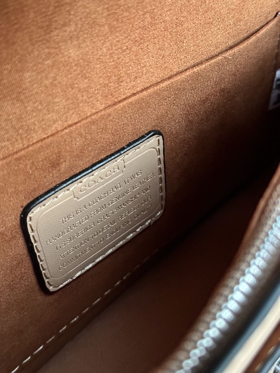 Coach Tabby Shoulder Bag 26 With Signature Canvas Sand Taupe - 31