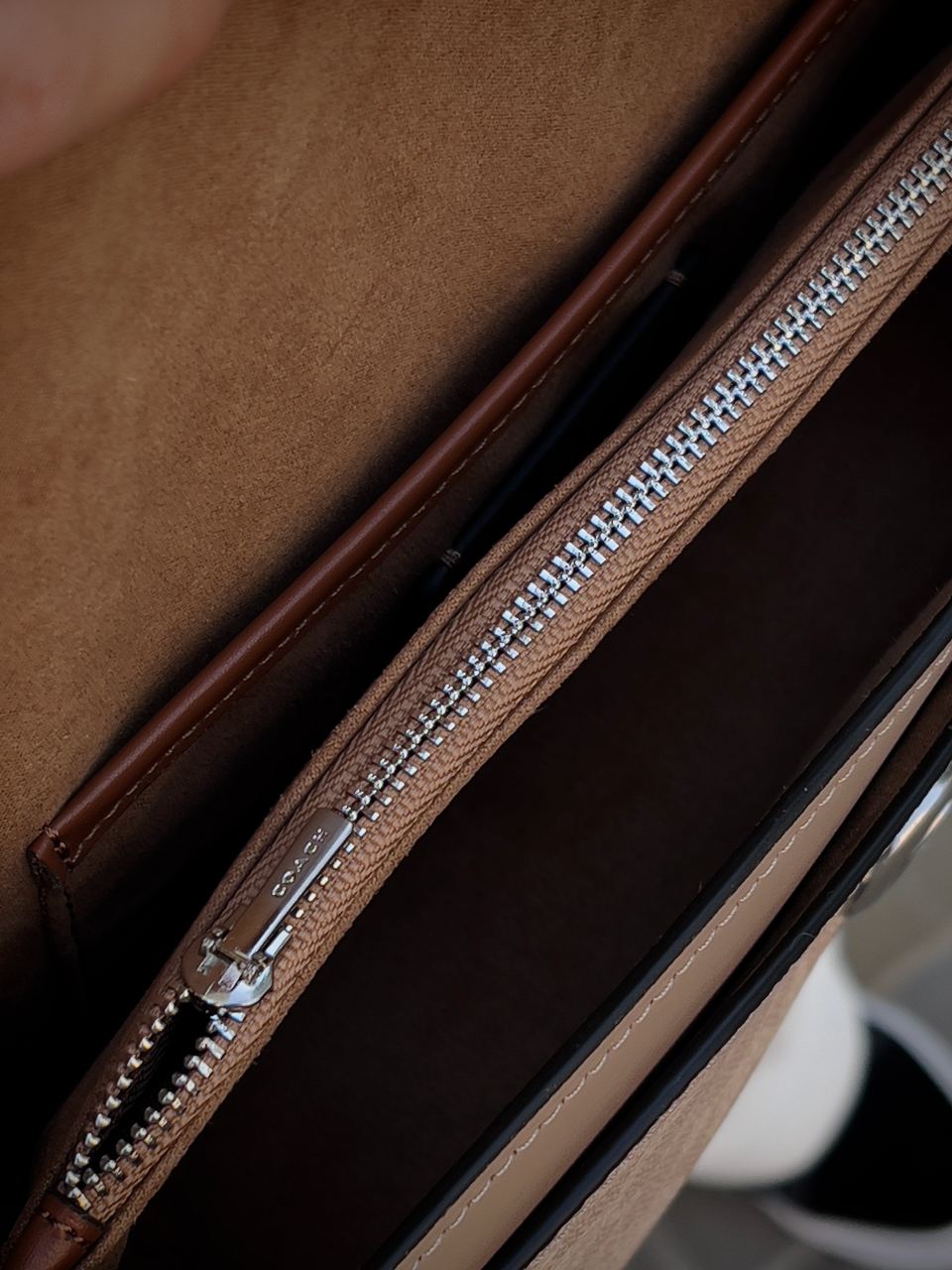 Coach Tabby Shoulder Bag Signature Sand Taupe - 21