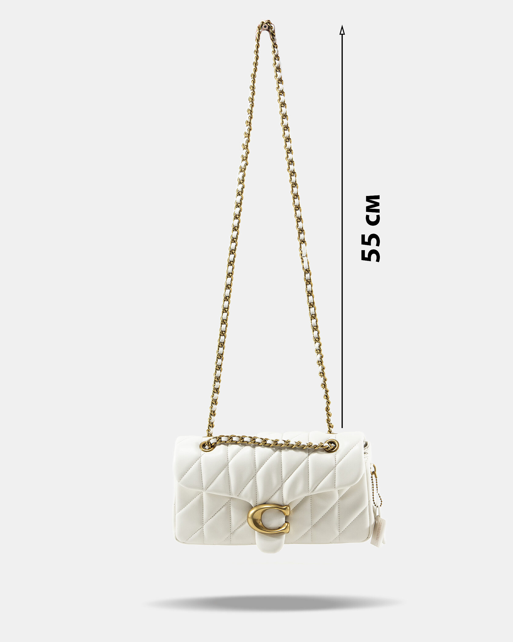 Coach Tabby Shoulder Bag With Pillow Quilting White - 3