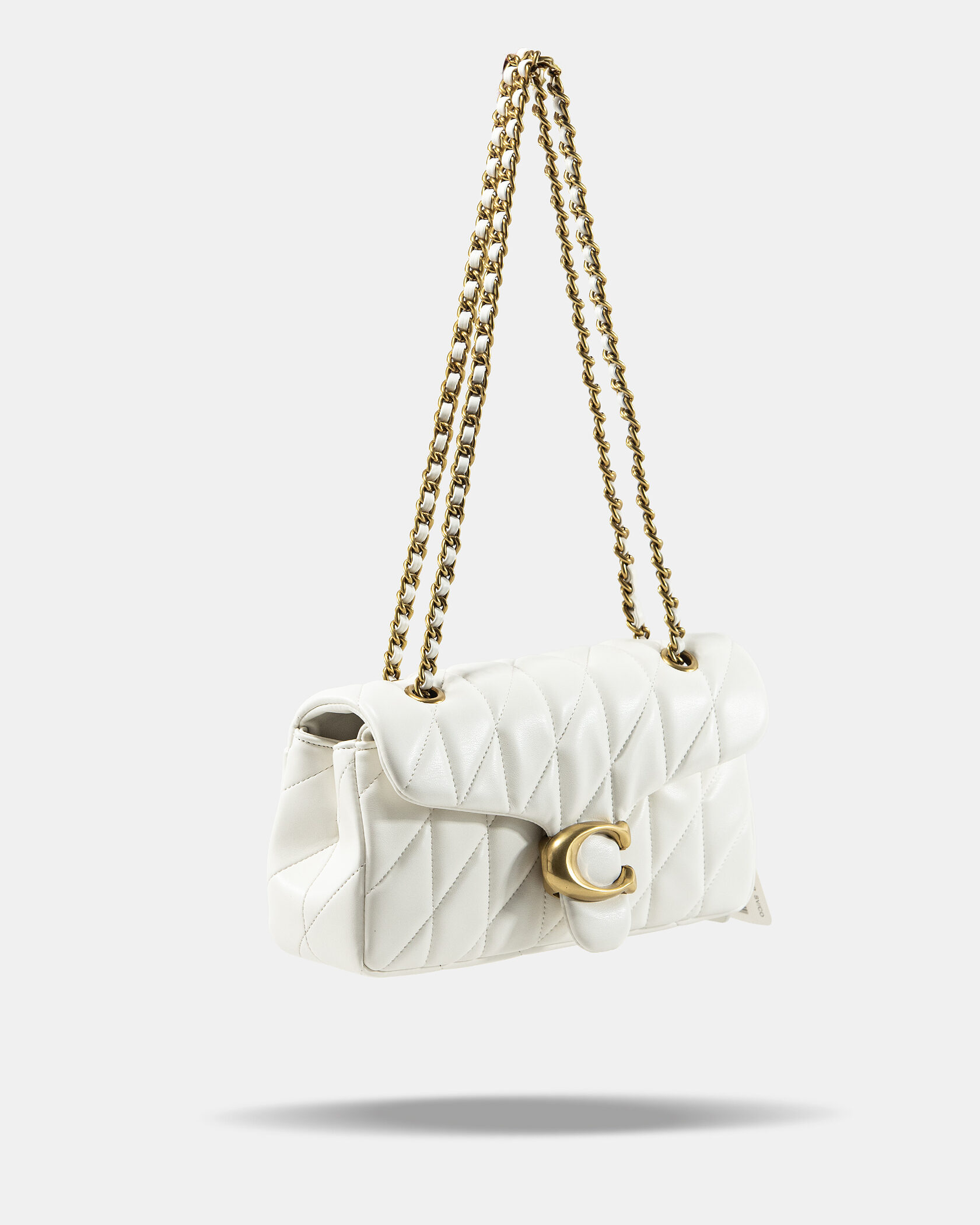 Coach Tabby Shoulder Bag With Pillow Quilting White - 4