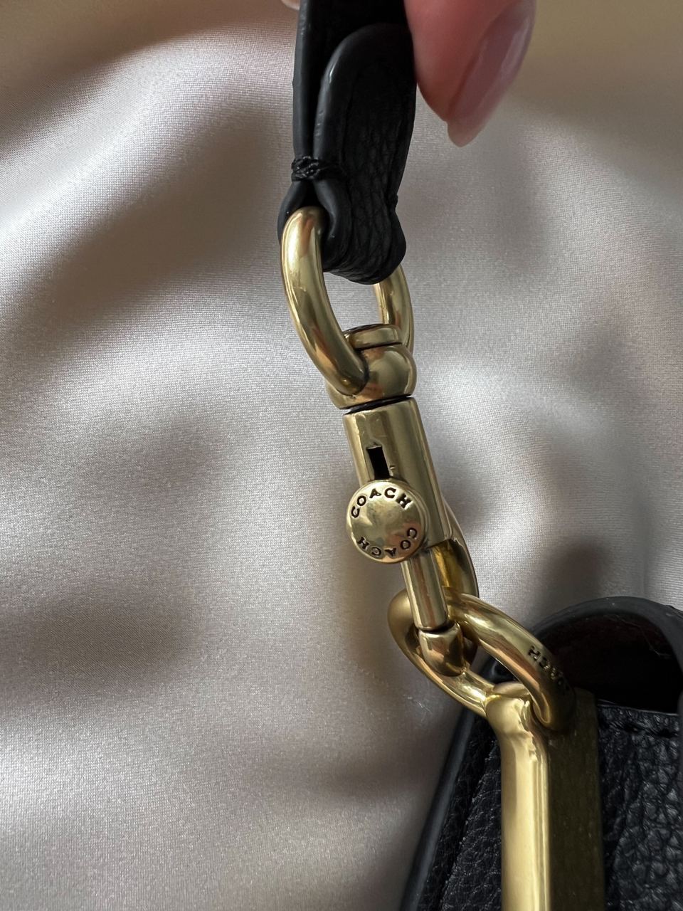 Coach Tabby Shoulder With Signature Canvas Tan Black - 15