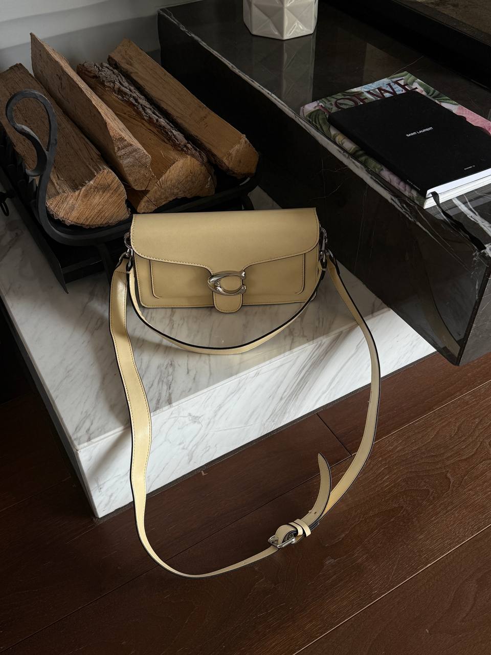 Coach Tabby Shoulder Yellow Bag - 5