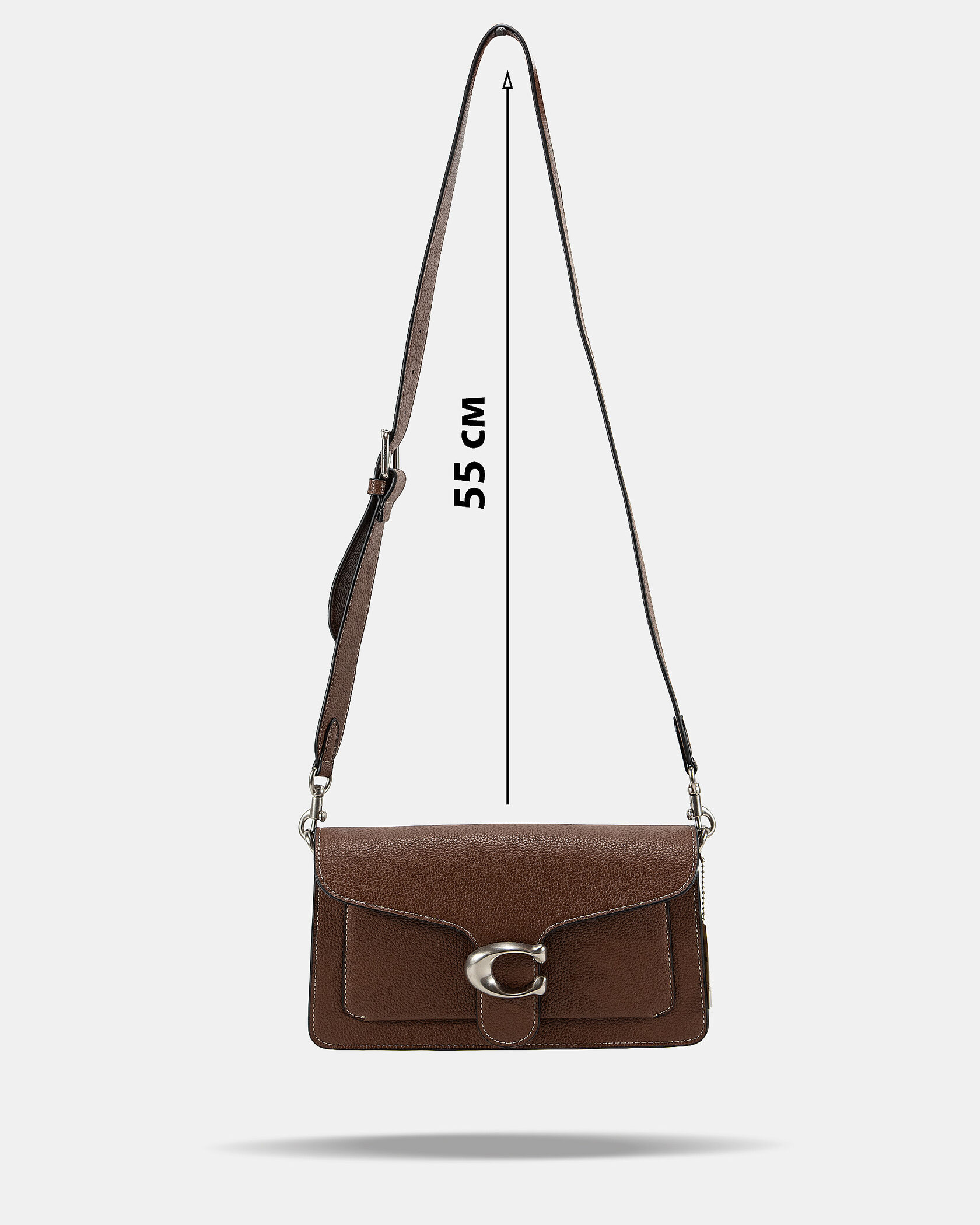 Coach Tabby Small Shoulder Bag in Brown Leather - 4
