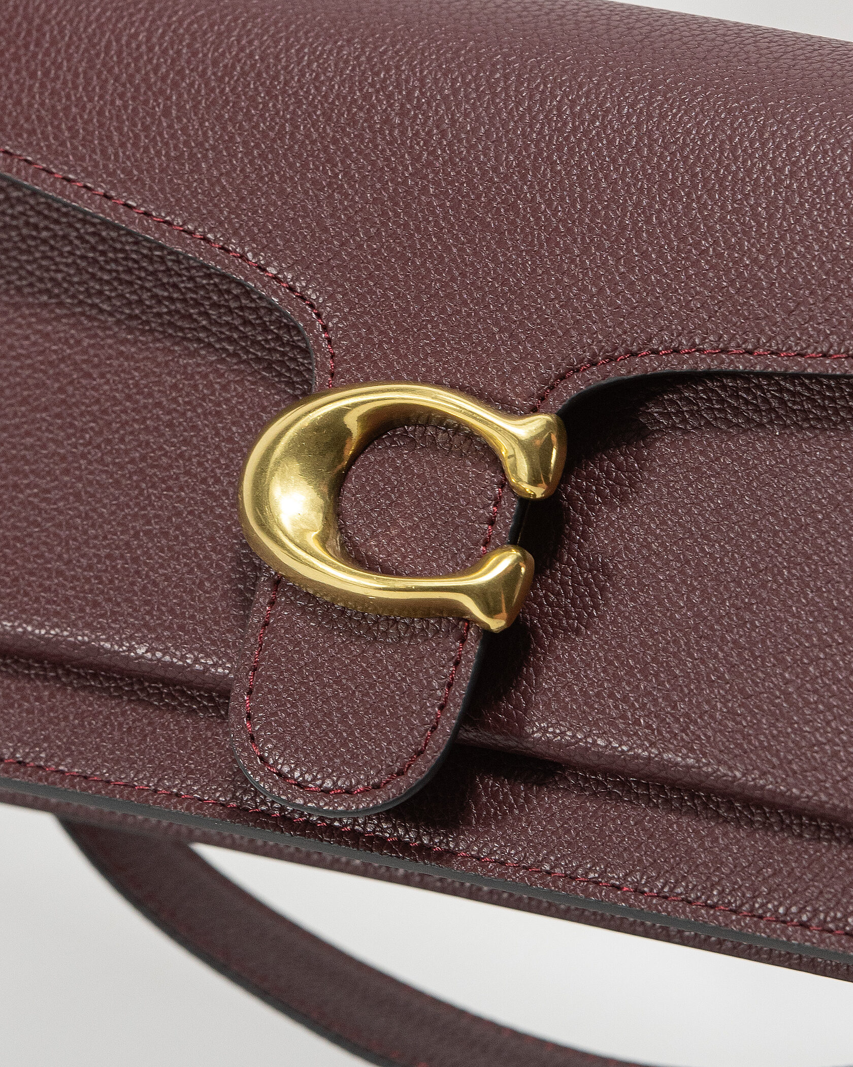 Coach Tabby Small Shoulder Bag in Oxblood/Burgundy Leather - 6