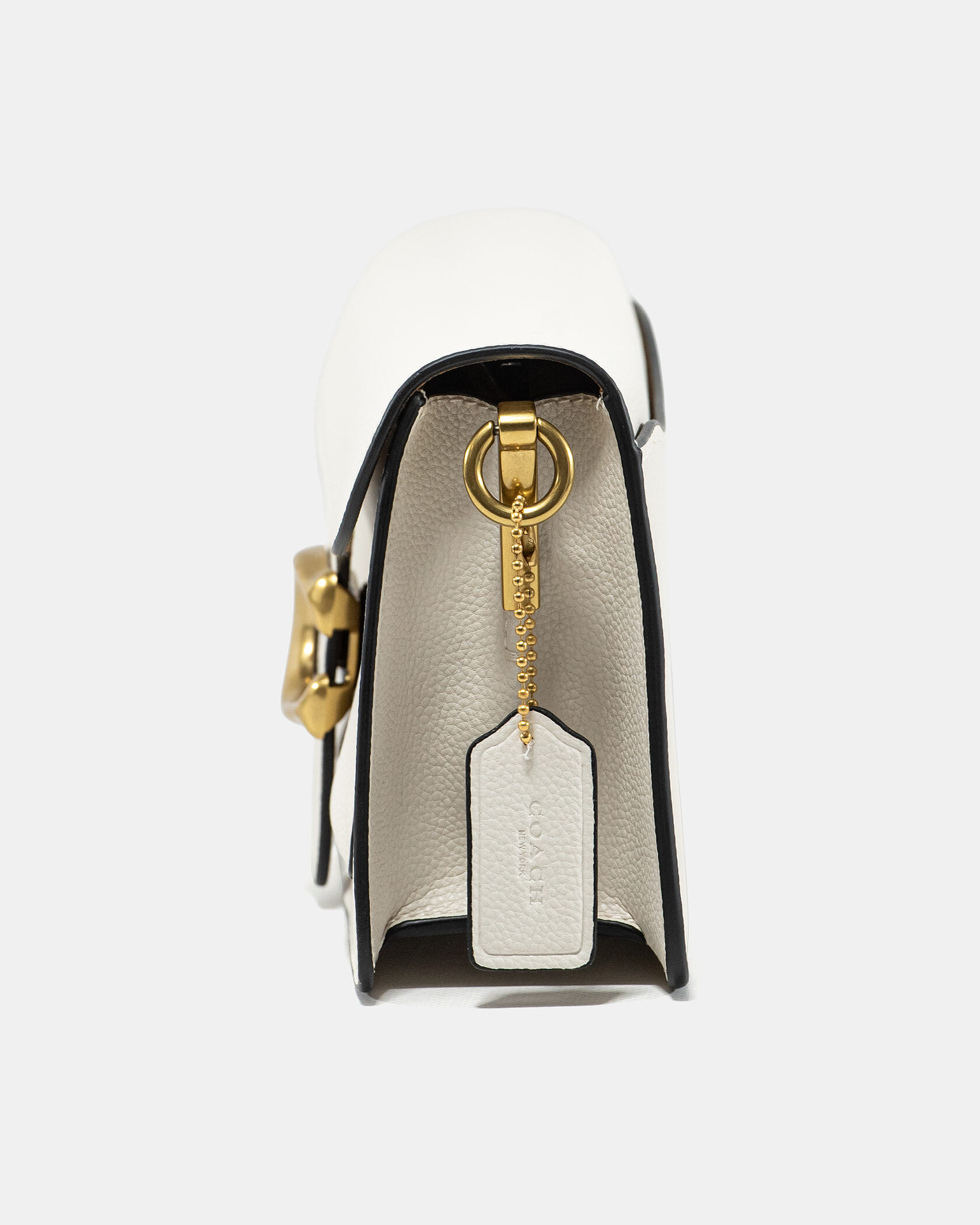 Coach Tabby Small Shoulder Bag in White Leather - 7