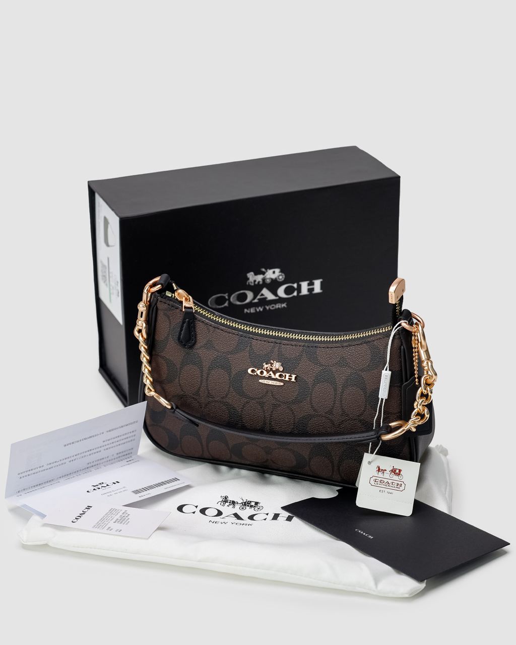 Coach Teri Shoulder Bag In Signature Canvas - 2