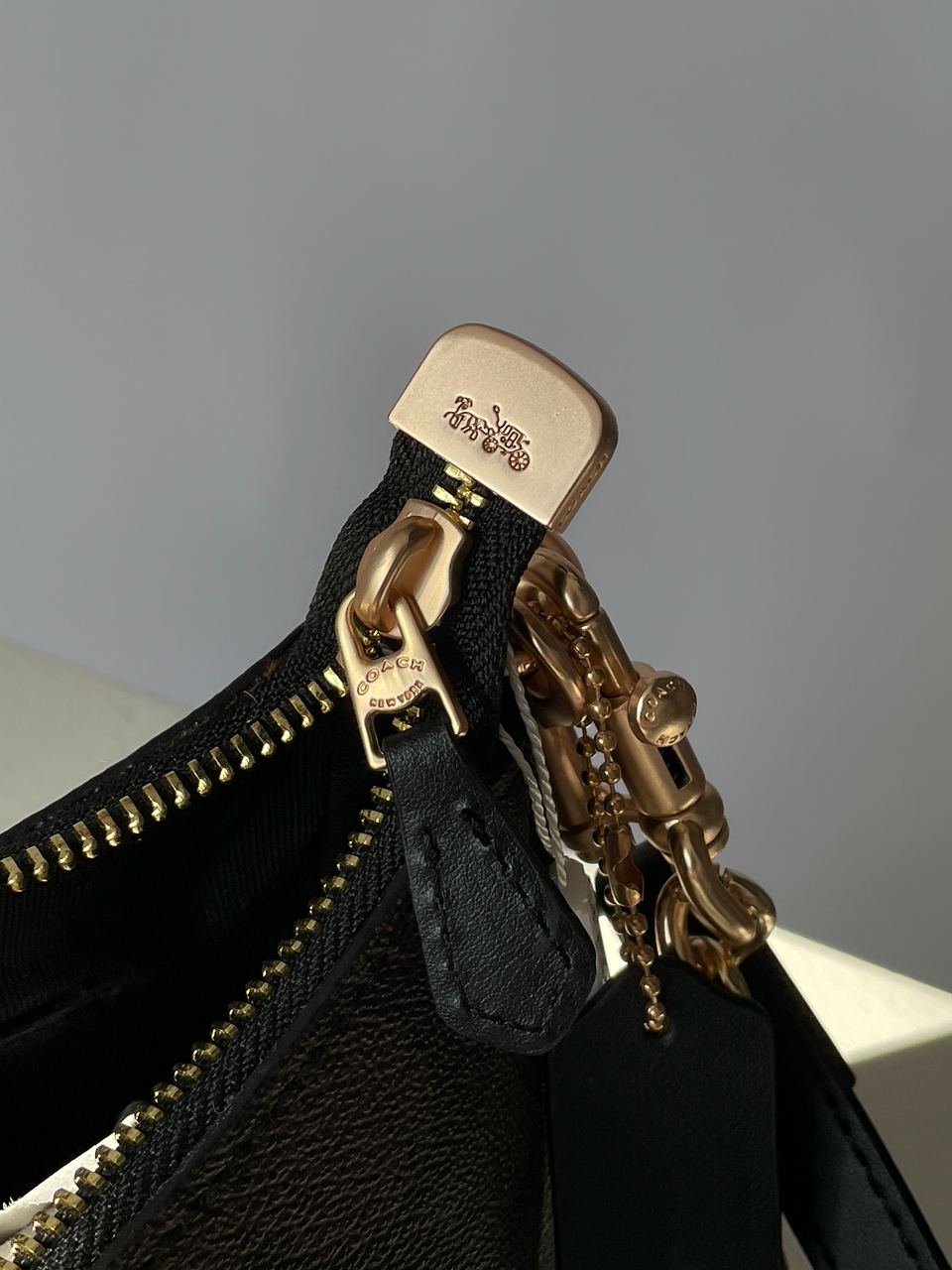 Coach Teri Shoulder Bag In Signature Canvas - 25