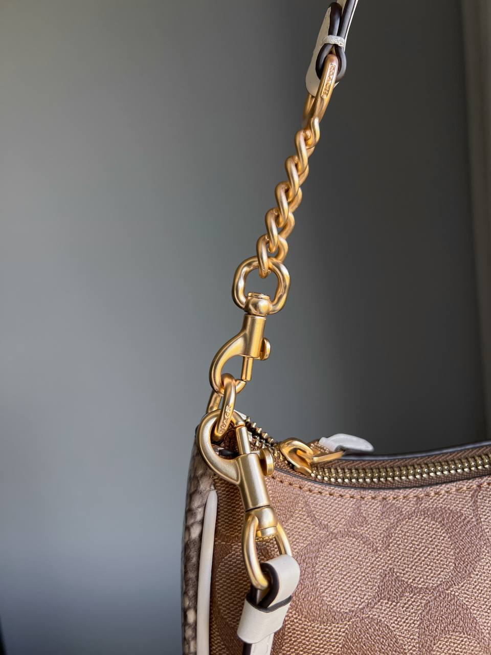 Coach Teri Shoulder Bag In Signature Canvas - 15