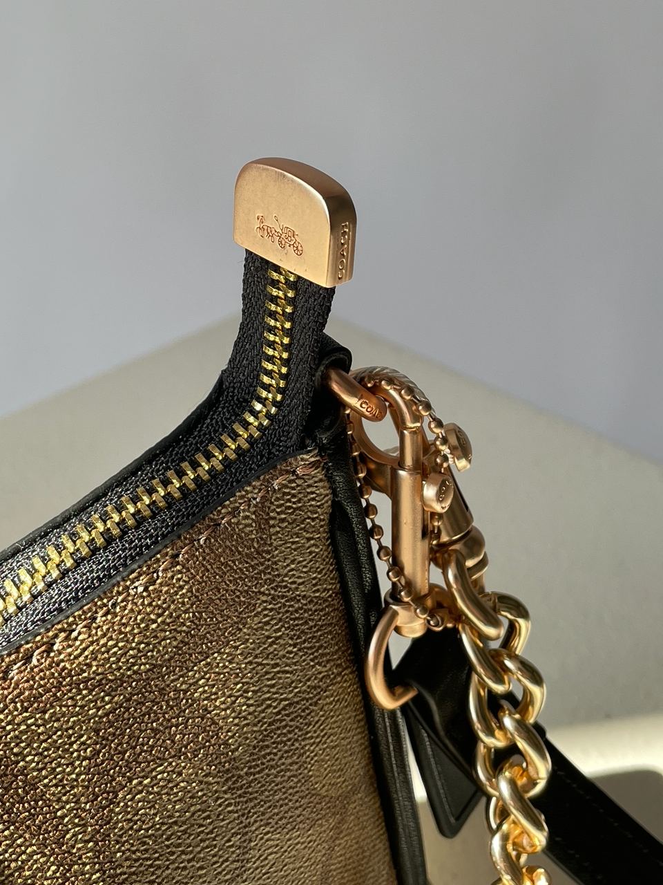 Coach Teri Shoulder Bag In Signature Canvas - 25