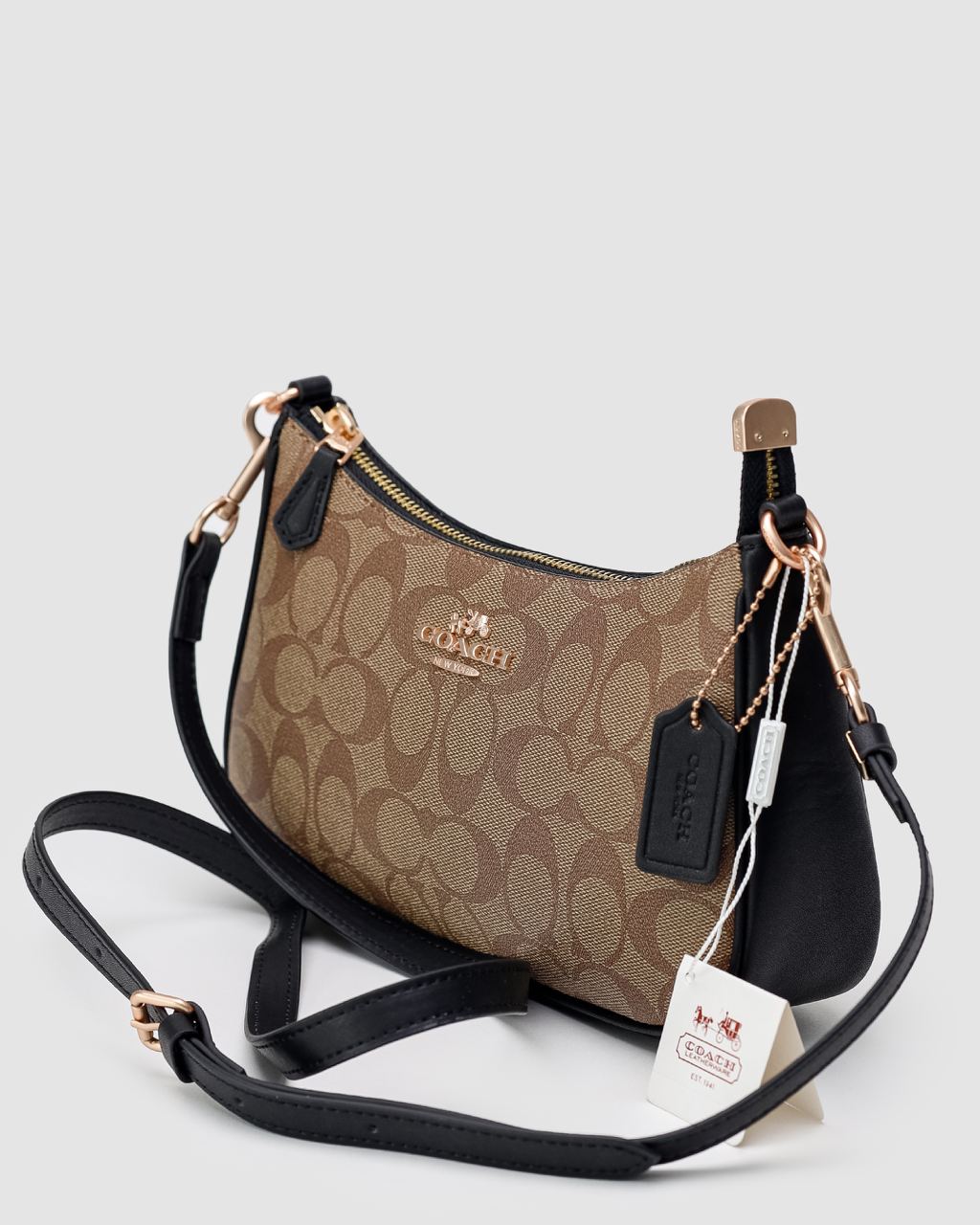 Coach Teri Shoulder Bag In Signature Canvas - 5
