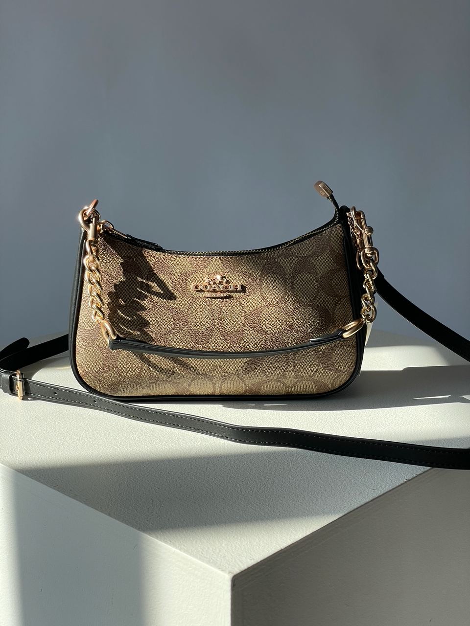 Coach Teri Shoulder Bag In Signature Canvas - 8