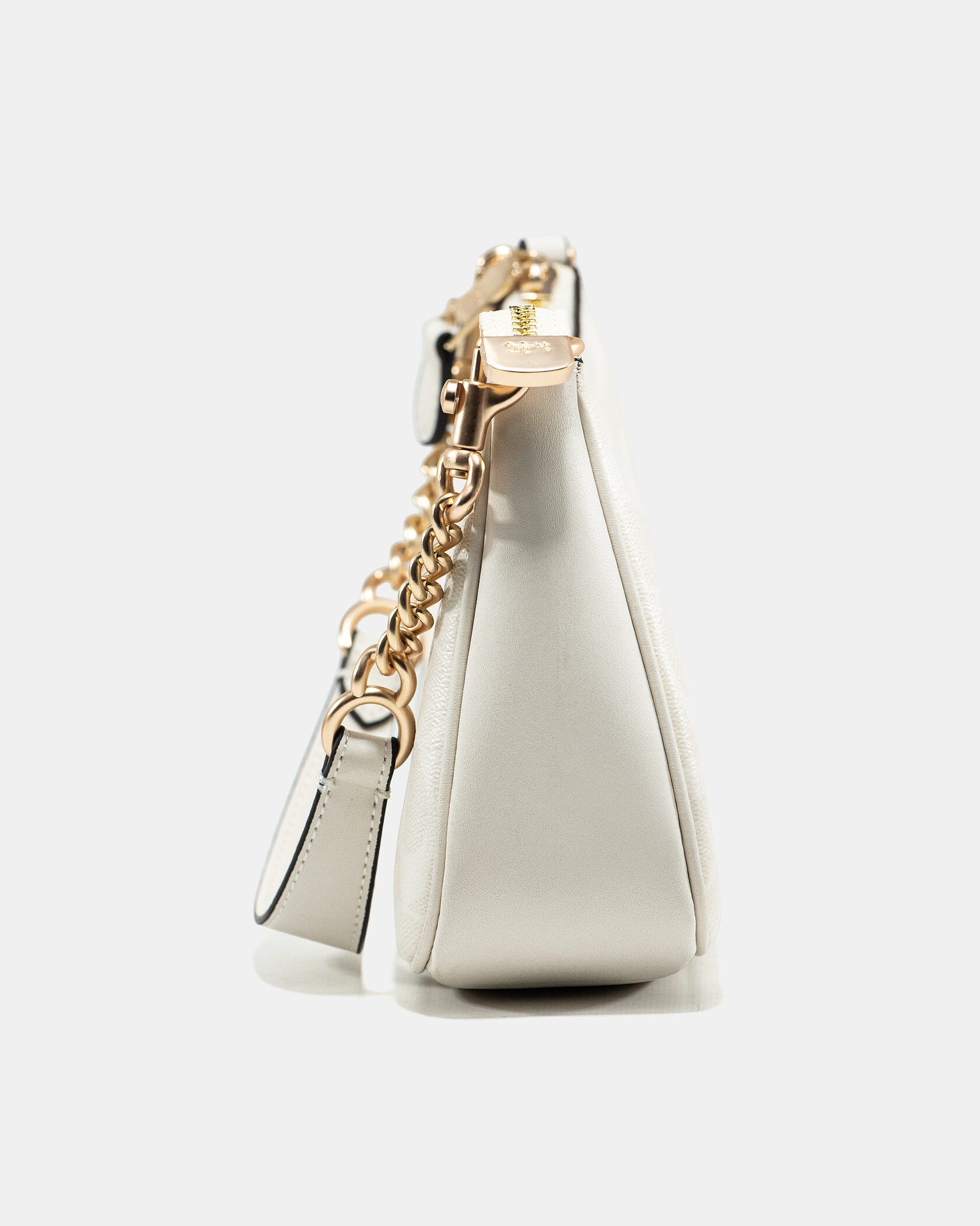 Coach Terri Small Shoulder Bag in Chalk White Leather - 7