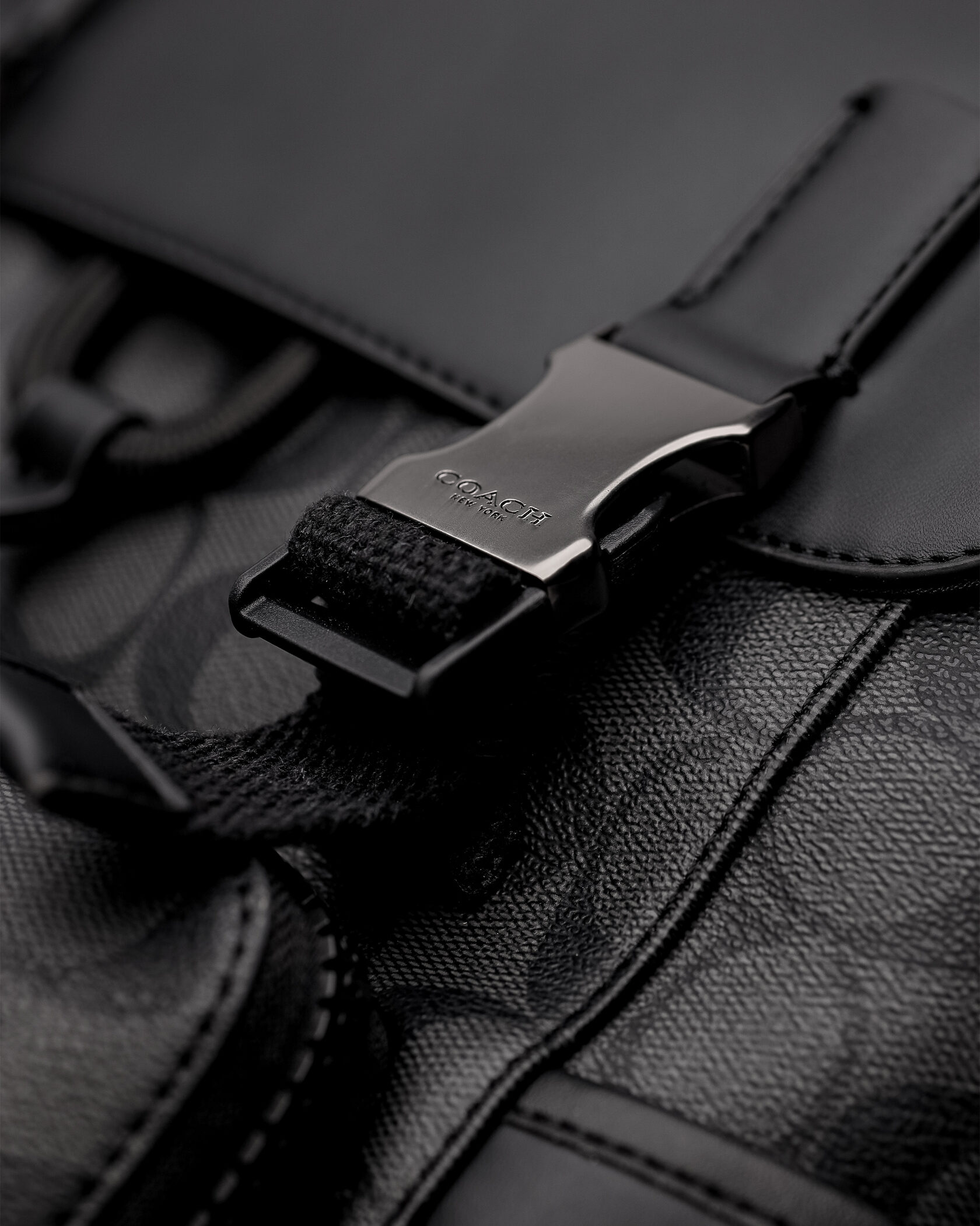 Coach Track Backpack In Signature Canvas - 7