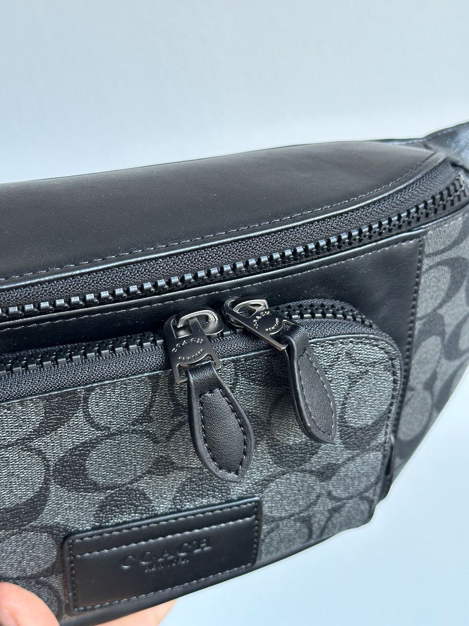 Coach Track Belt Bag Grey - 13