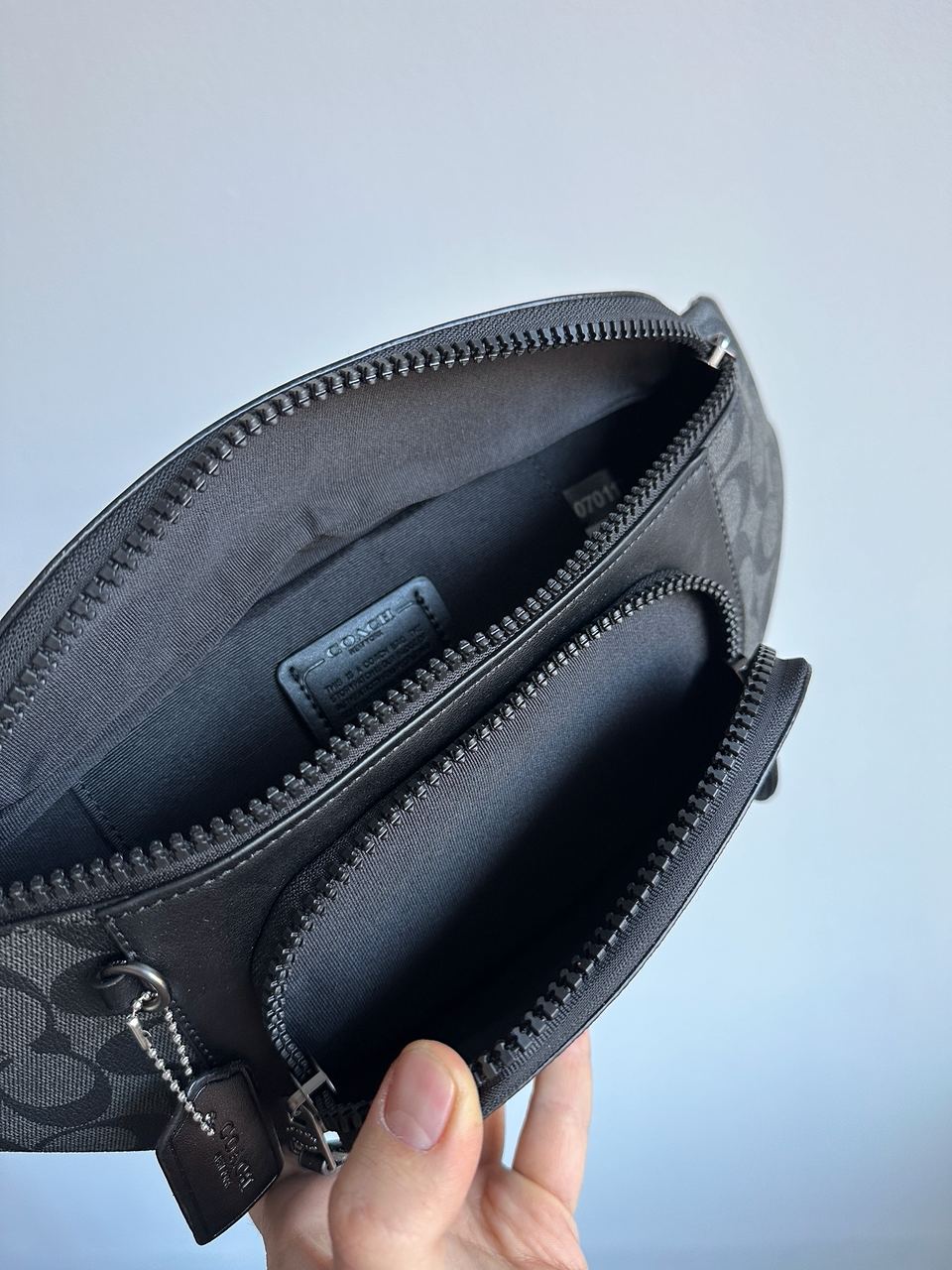 Coach Track Belt Bag Grey - 18