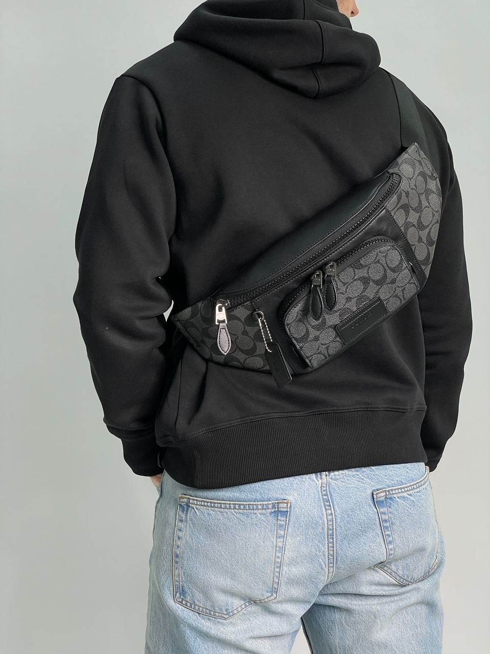 Coach Track Belt Bag Grey - 9