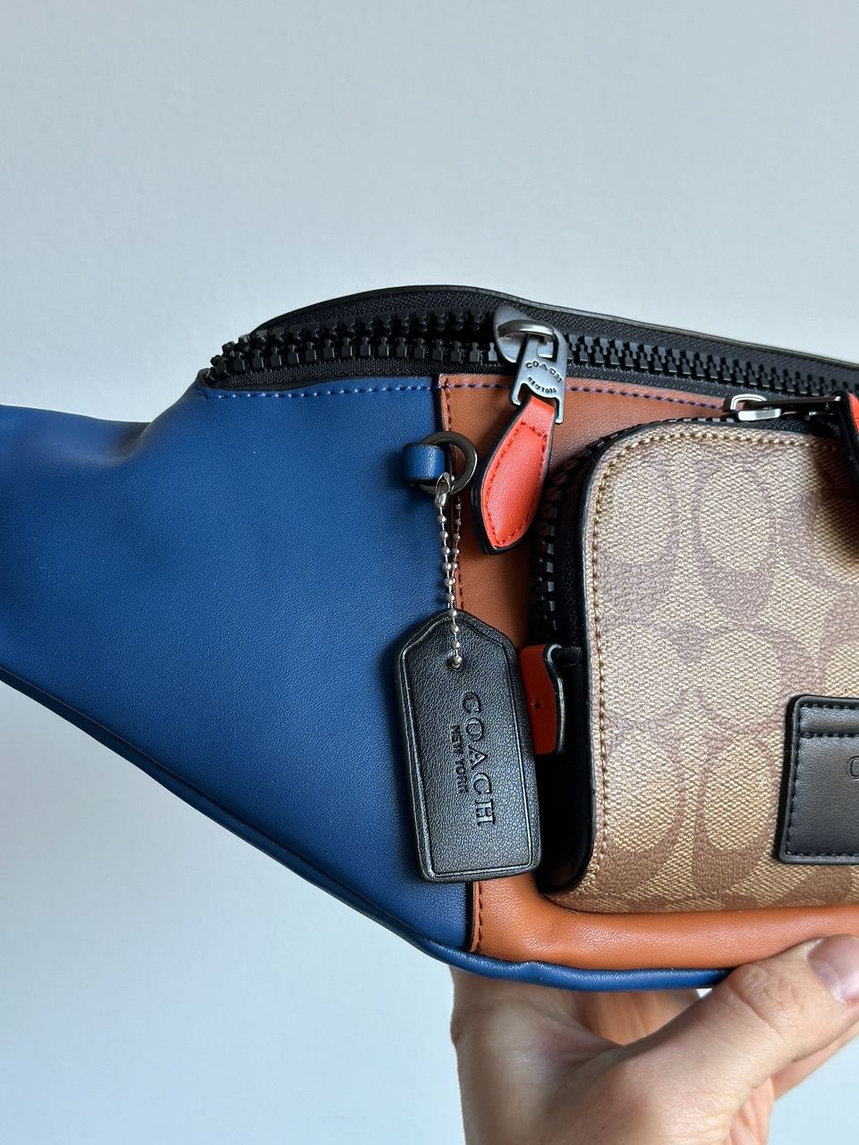 Coach Track Belt Bag in Colorblock - 9