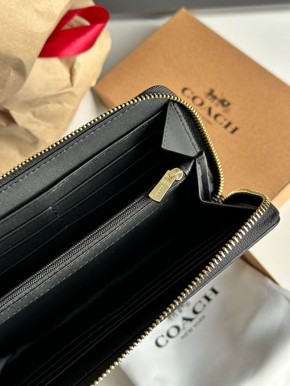 Coach Wallet Dark Brown/Black - 12