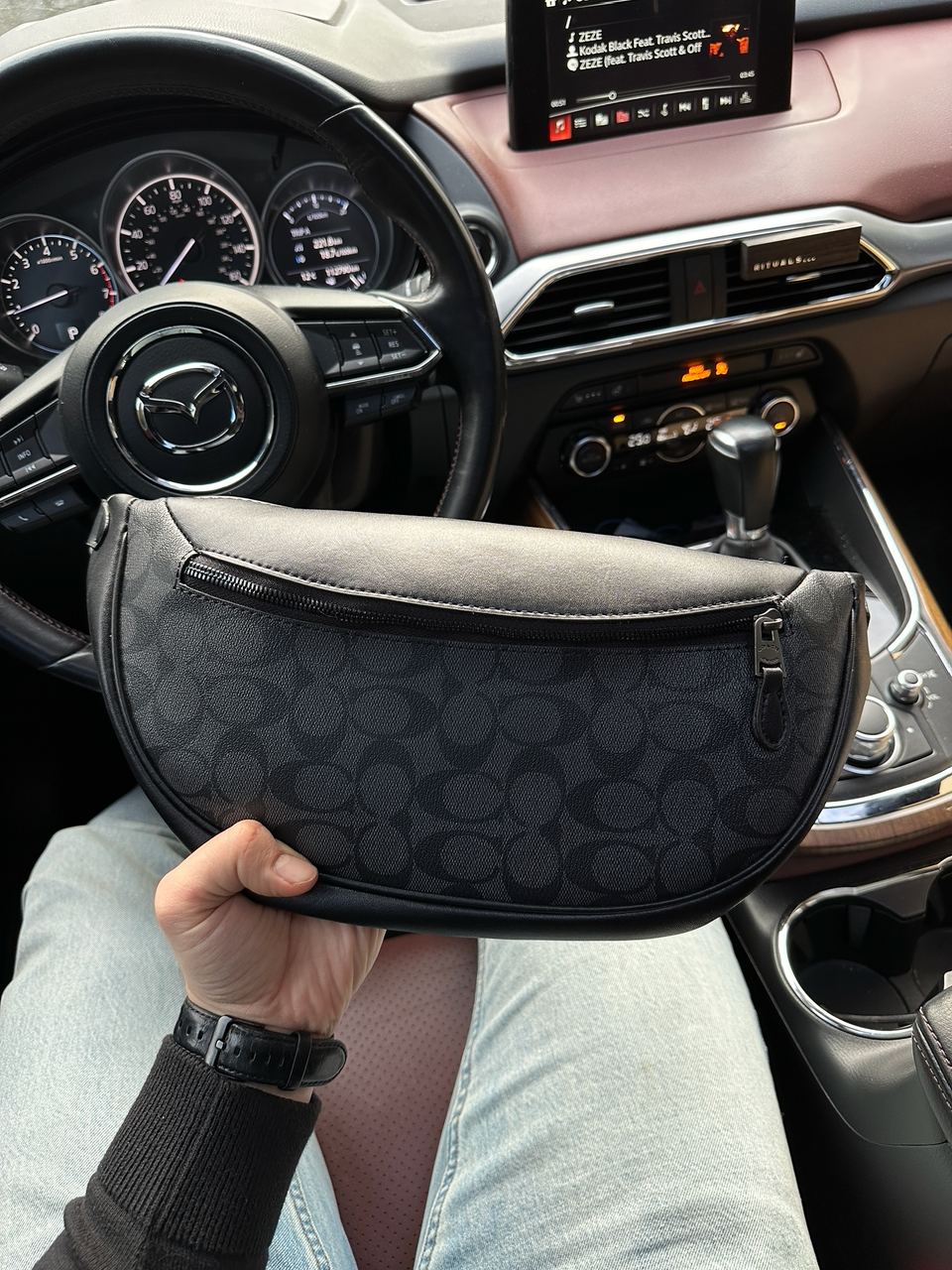 Coach Warren Belt Bag Grey - 3