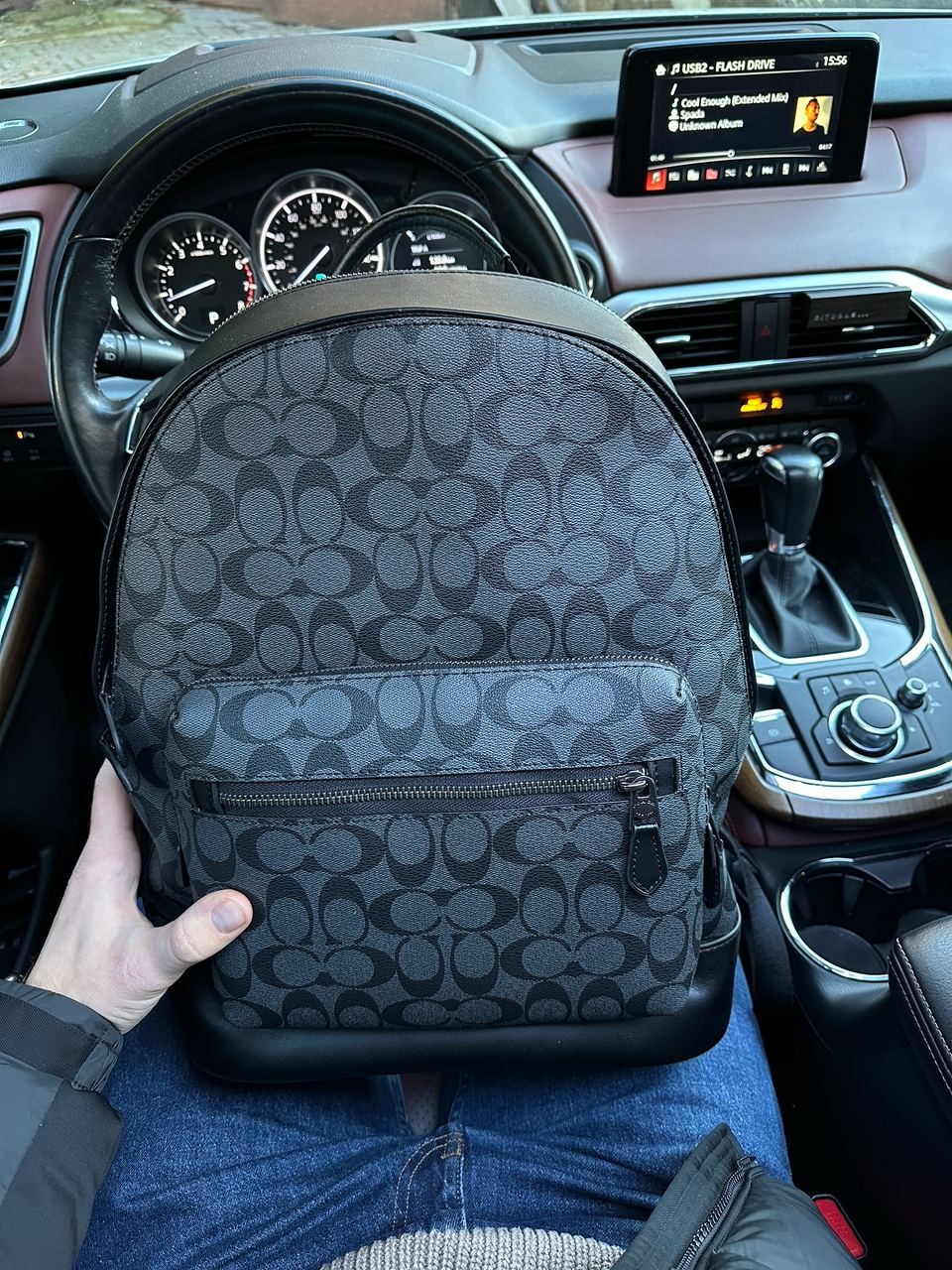 Coach West Backpack In Signature Canvas - 4