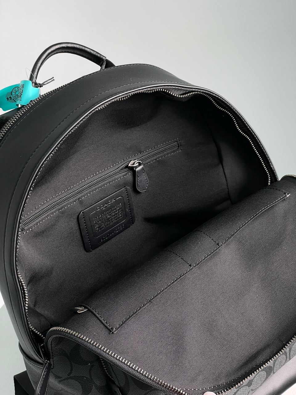 Coach West Backpack In Signature Canvas - 9