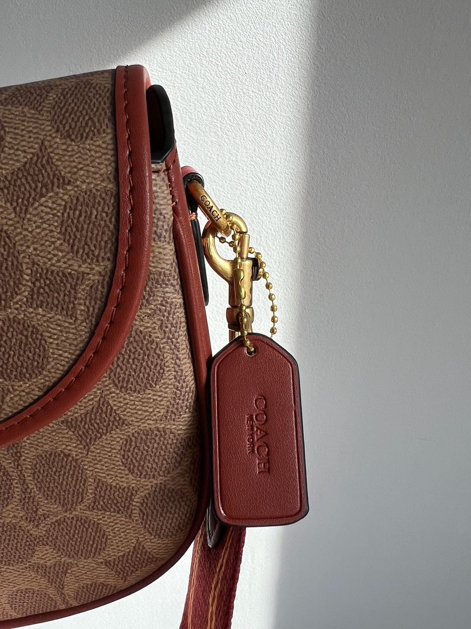 Coach Willow Medium Signature Canvas Saddle Bag - 19