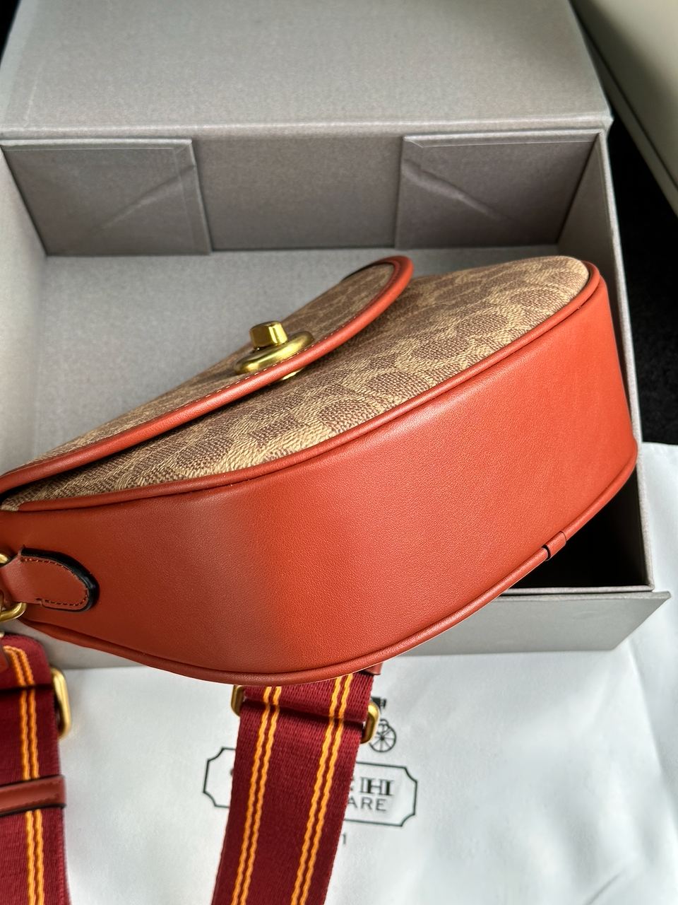 Coach Willow Medium Signature Canvas Saddle Bag - 23