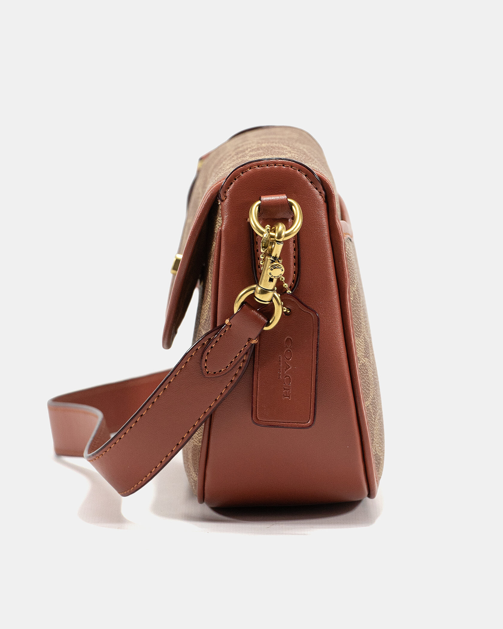 Coach Willow Signature Canvas Saddle Bag - 8