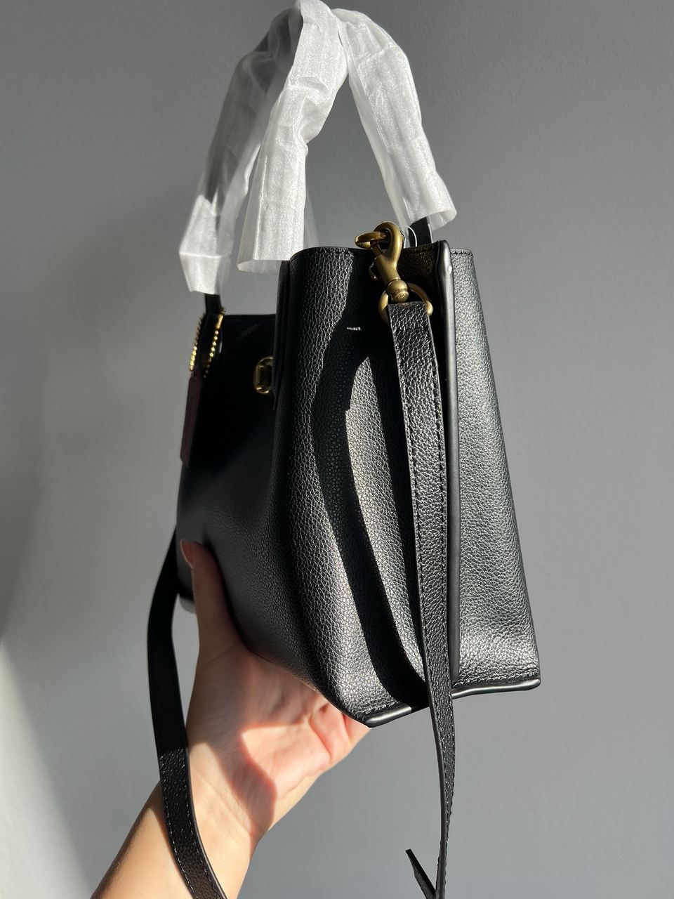 Coach Willow Tote 24 In Black - 13