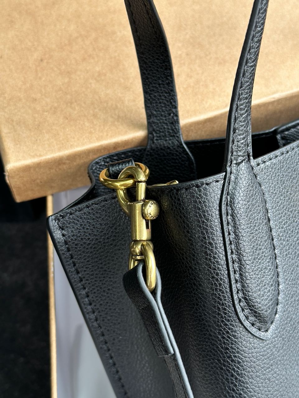 Coach Willow Tote 24 In Black - 22