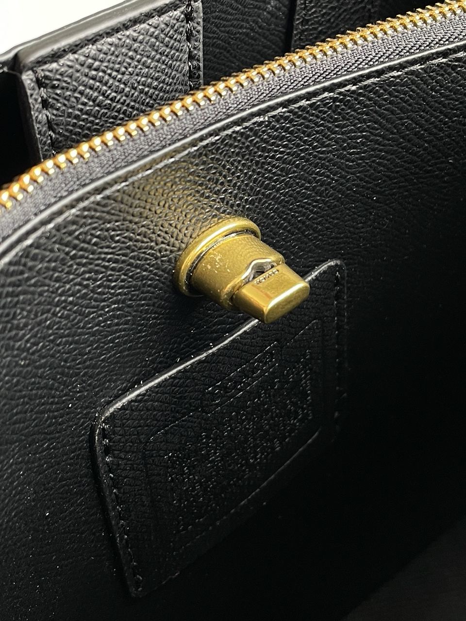 Coach Willow Tote 24 In Black - 26