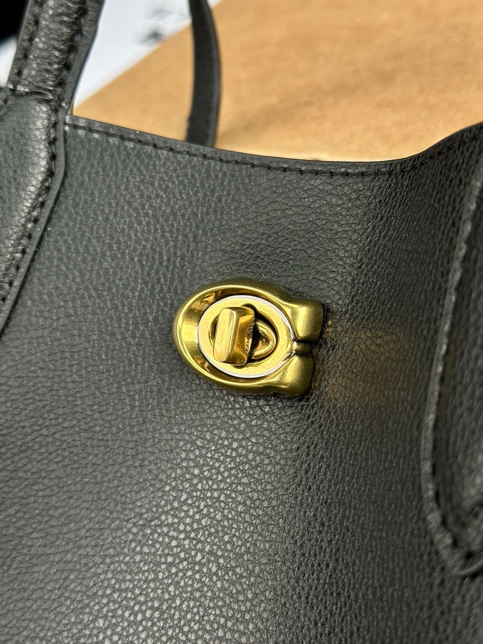 Coach Willow Tote 24 In Black - 9