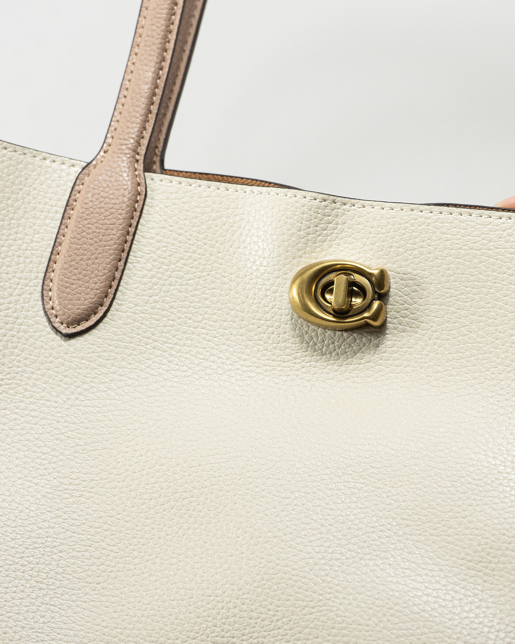 Coach Willow Tote 34 In White - 3