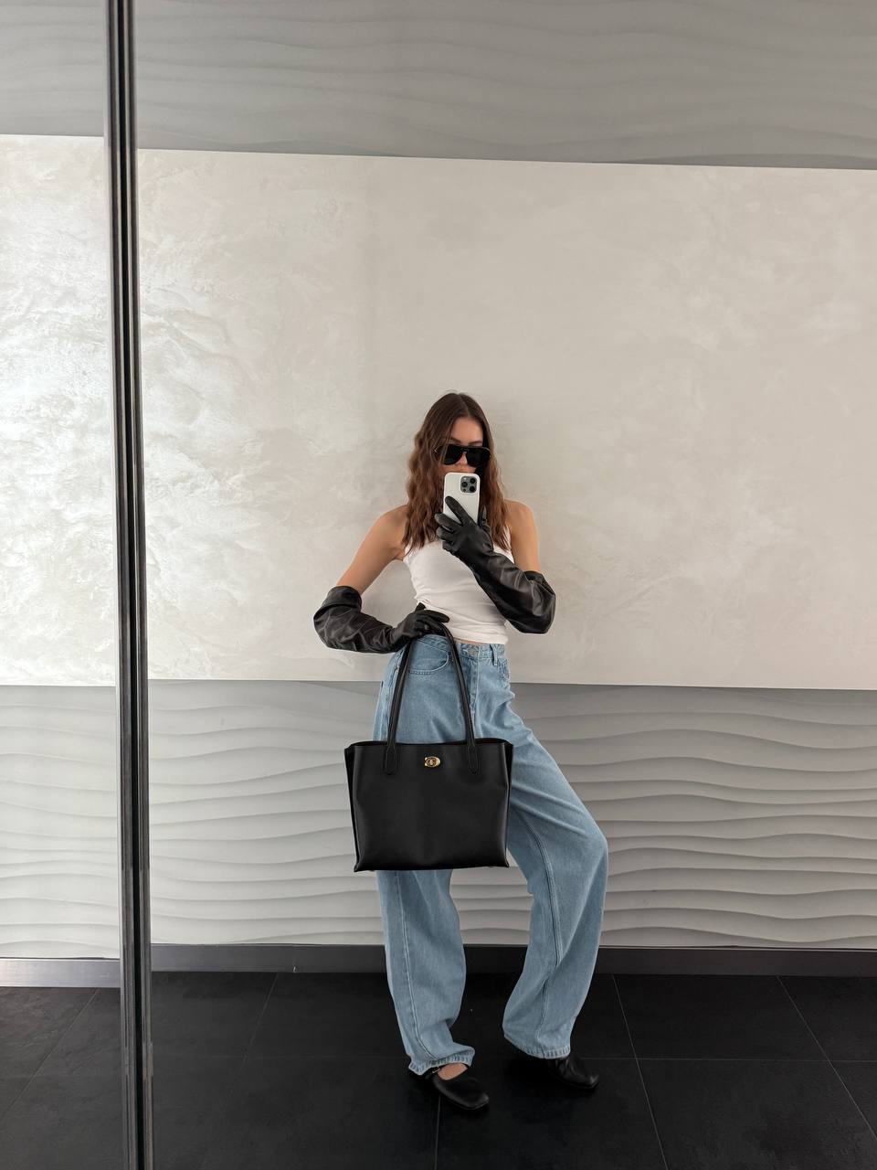 Coach Willow Tote Black - 5