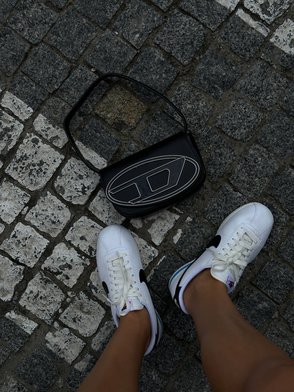 Diesel 1DR Iconic Shoulder Bag Black - 5