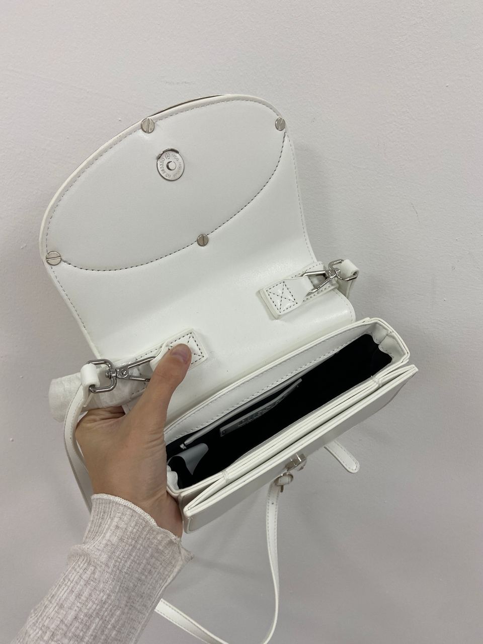 DIESEL 1DR Iconic Shoulder Bag White - 15