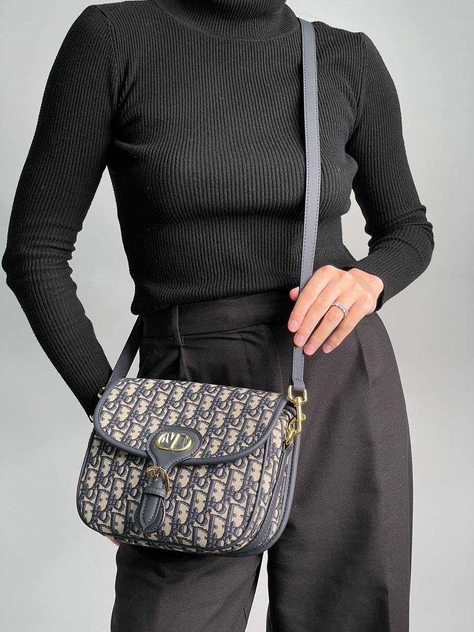 Dior Bobby Bag Blue Oblique - 10