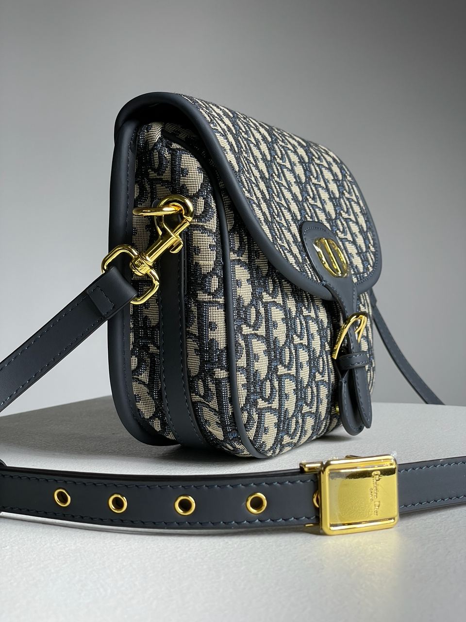 Dior Bobby Bag Blue Oblique - 12