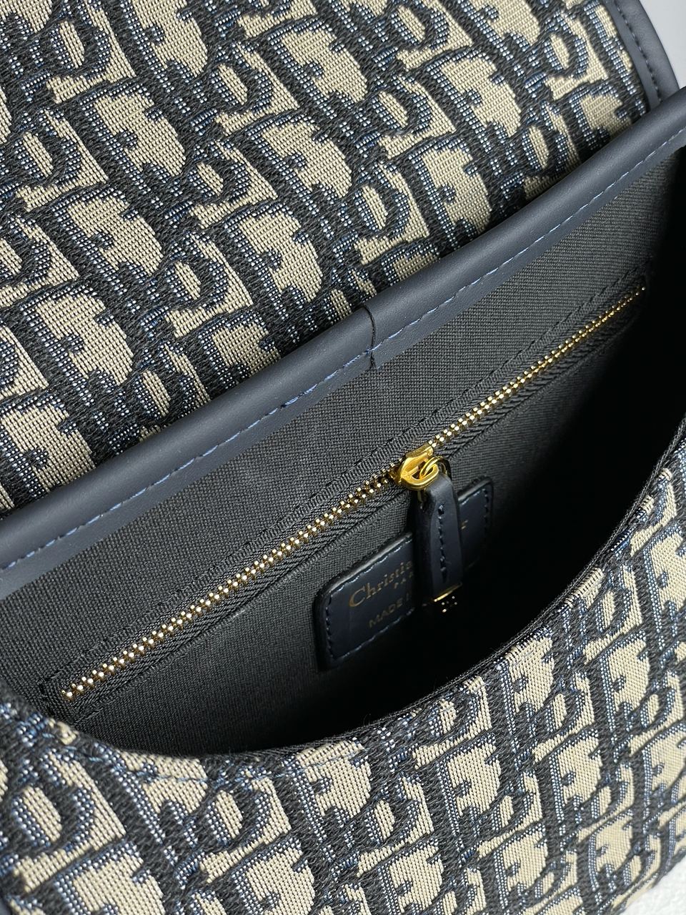 Dior Bobby Bag Blue Oblique - 19