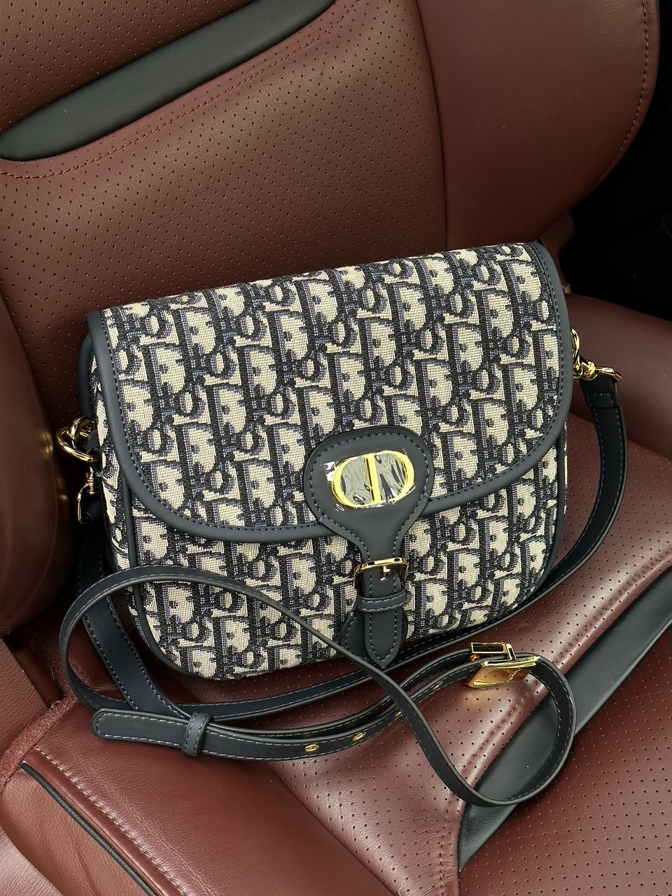 Dior Bobby Bag Blue Oblique - 4