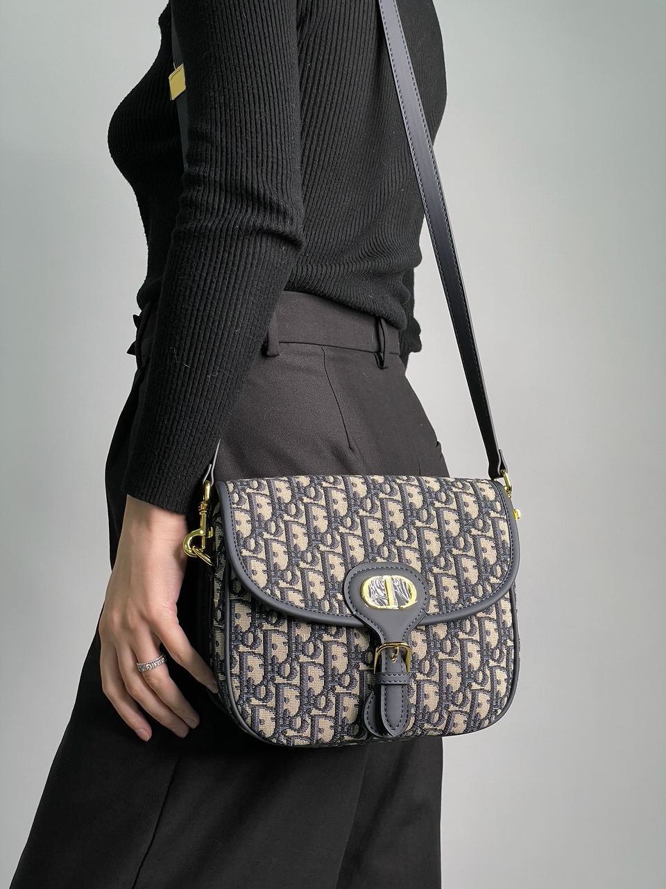 Dior Bobby Bag Blue Oblique - 7