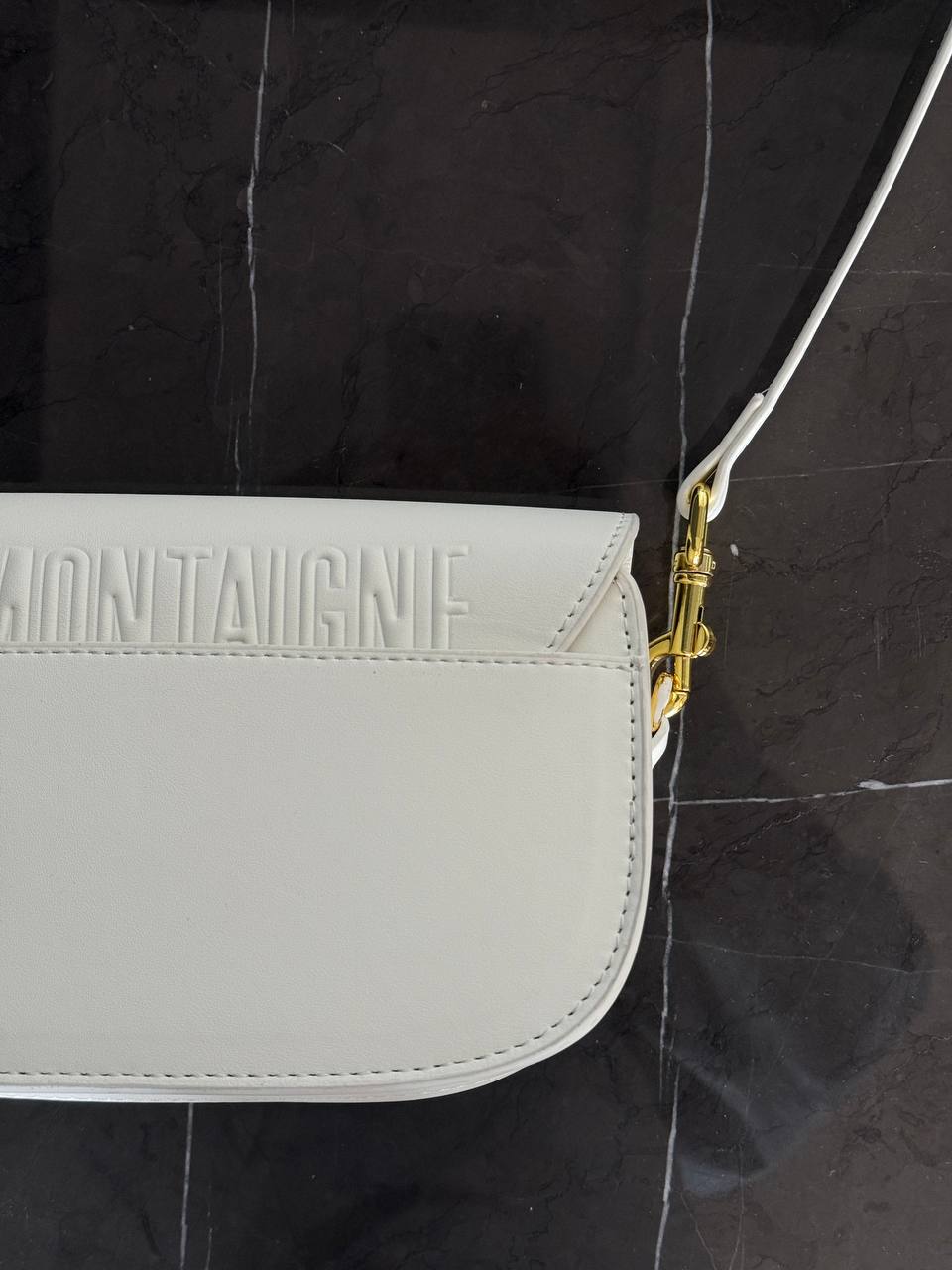 Dior Bobby East-West Mini Bag in White Calfskin - 14