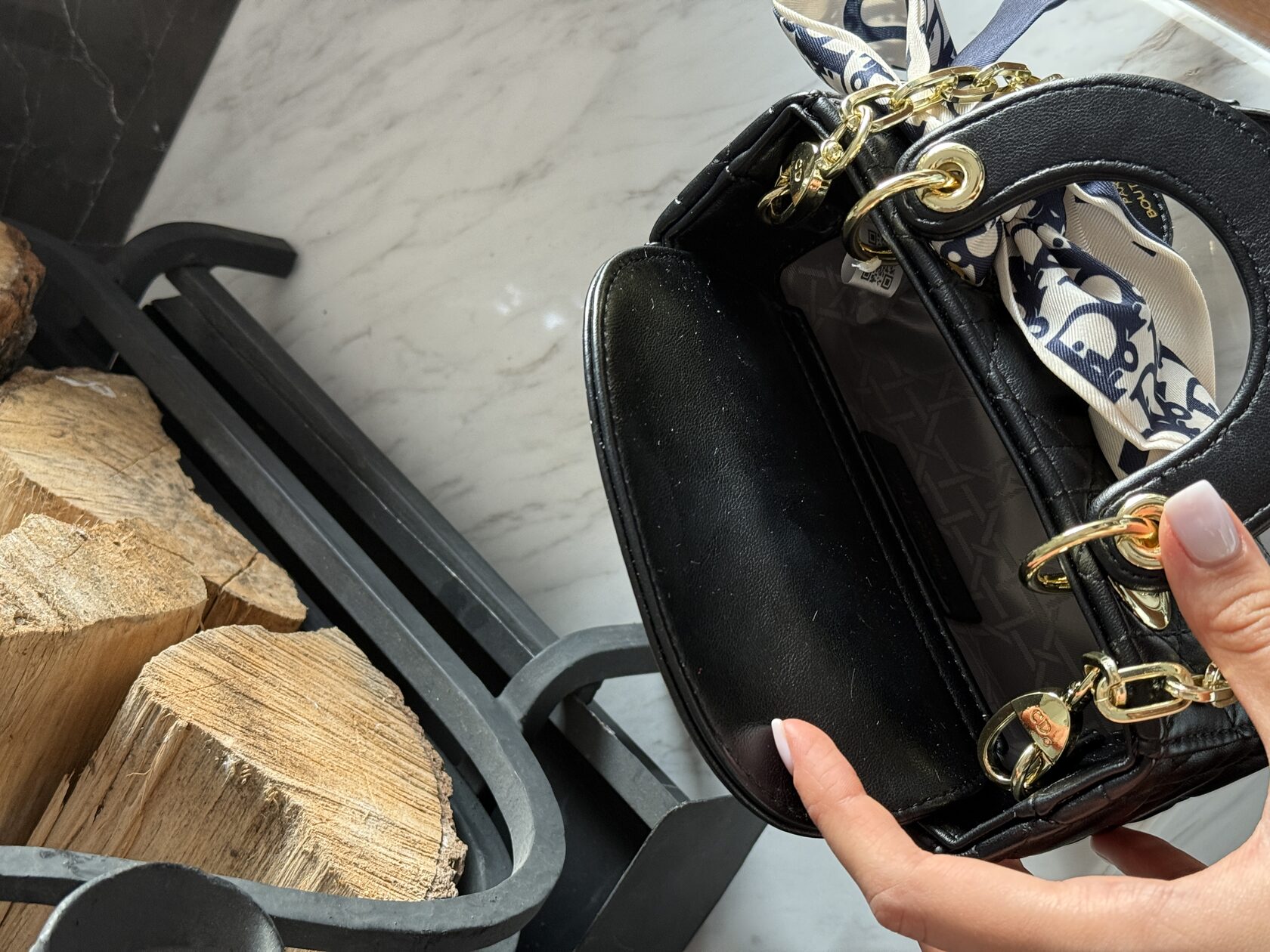 Dior Lady D-Joy Micro Bag Black - 9