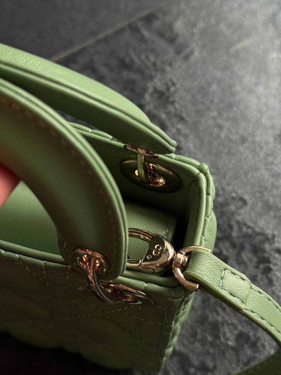 Dior Lady D-Joy Mikro Bag Green - 12