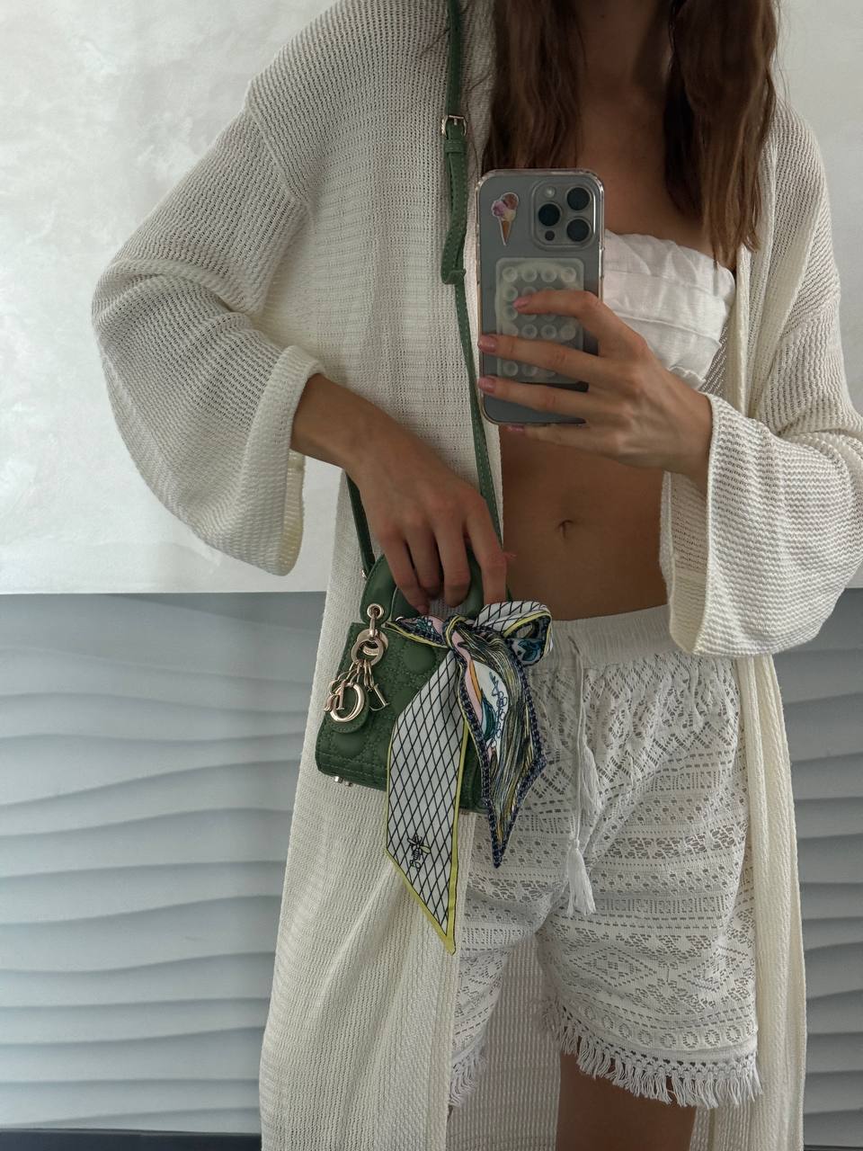 Dior Lady D-Joy Mikro Bag Green - 5