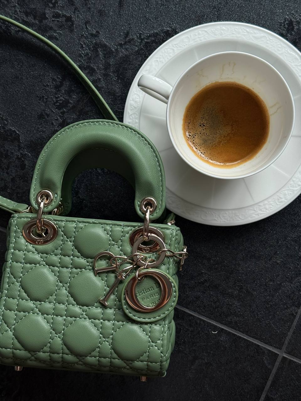 Dior Lady D-Joy Mikro Bag Green - 7