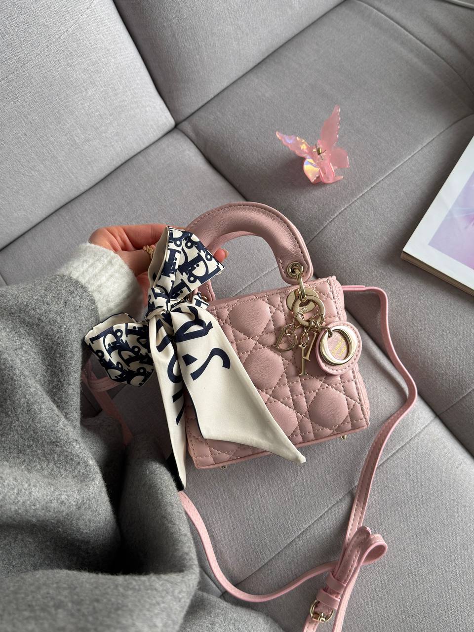 Dior Lady D-Joy Mikro Bag Pink - 4